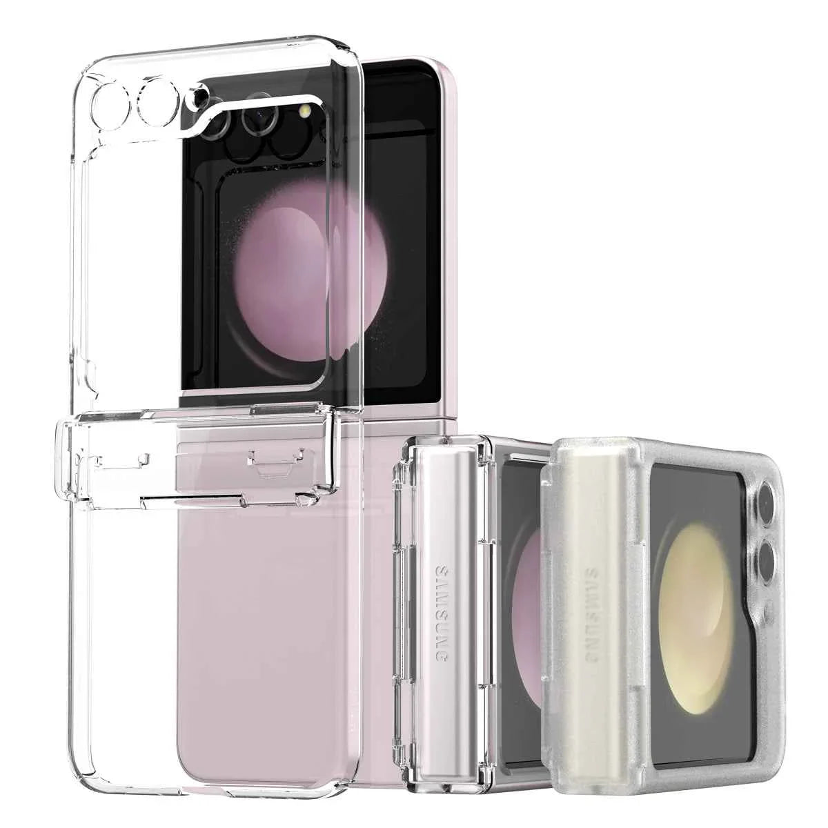 Araree Z Flip 5 Nukin 360 With Hinge Protection Case - Clear Araree Z Flip 5 Nukin 360 With Hinge Protection Case - Clear